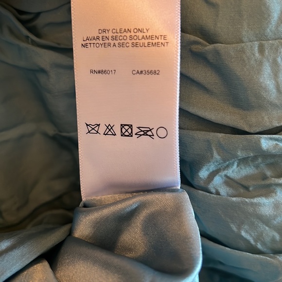 🌟3 x HOST PICK bebe Blue Silk Sweetheart Mini Bandage Dress Y2K | Size M - Picture 7 of 8